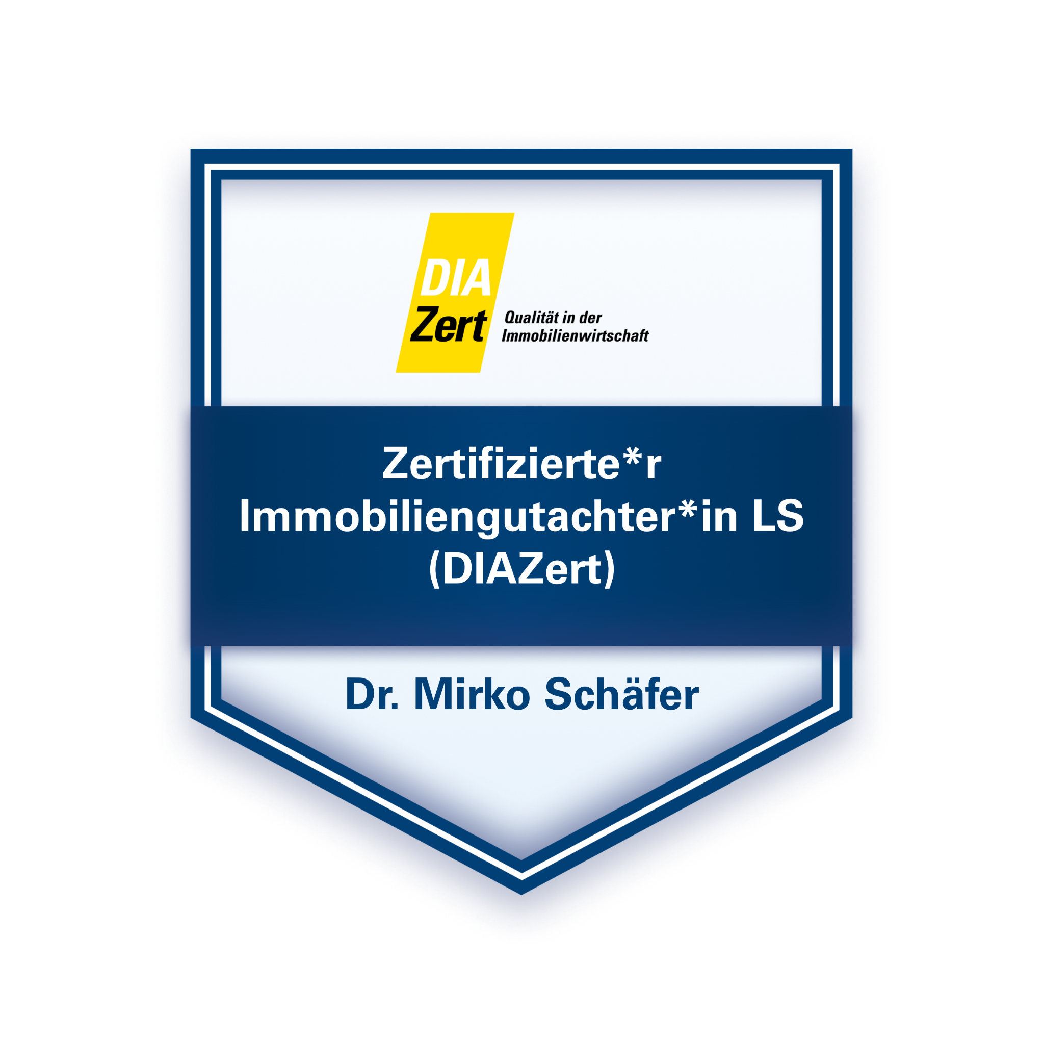 DIAZert – Dr. Mirko Schäfer, zertifizierter Immobiliengutachter LS